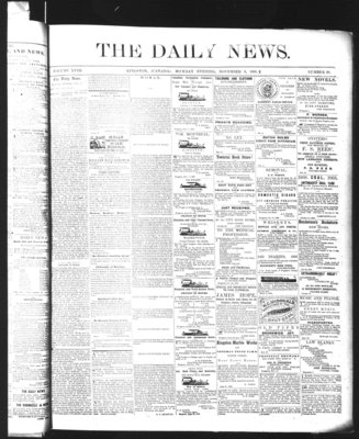 Kingston News (1868), 9 Nov 1868