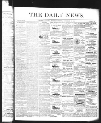 Kingston News (1868), 10 Nov 1868