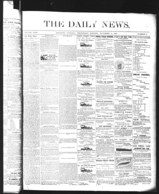 Kingston News (1868), 11 Nov 1868