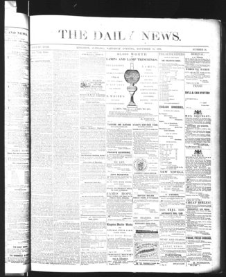 Kingston News (1868), 14 Nov 1868