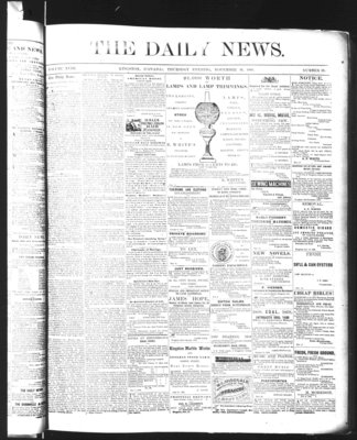 Kingston News (1868), 19 Nov 1868