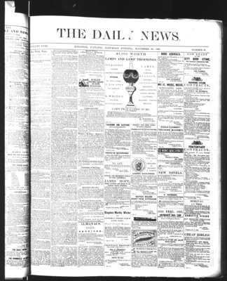 Kingston News (1868), 28 Nov 1868