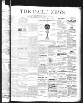 Kingston News (1868), 30 Nov 1868