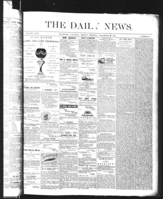 Kingston News (1868), 3 Dec 1868