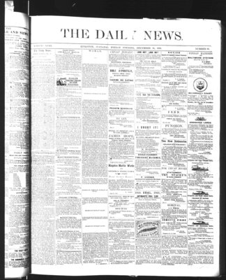 Kingston News (1868), 18 Dec 1868