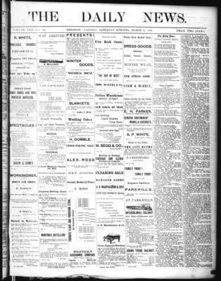 Kingston News (1868), 8 Mar 1873