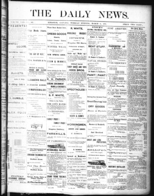 Kingston News (1868), 11 Mar 1873