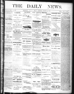 Kingston News (1868), 21 Mar 1873