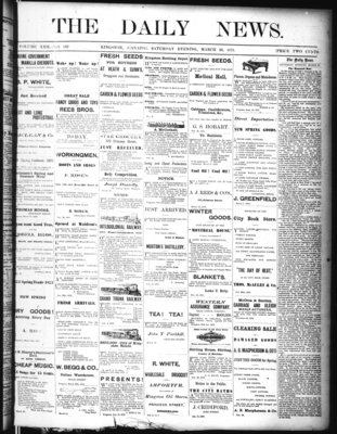 Kingston News (1868), 29 Mar 1873