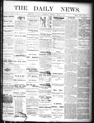 Kingston News (1868), 3 Apr 1873