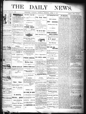 Kingston News (1868), 8 Apr 1873