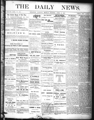 Kingston News (1868), 14 Apr 1873