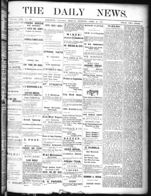 Kingston News (1868), 28 Apr 1873