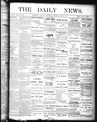 Kingston News (1868), 8 May 1873