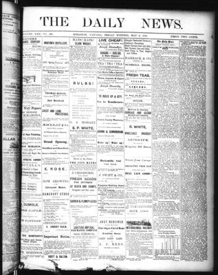 Kingston News (1868), 9 May 1873