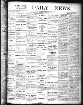 Kingston News (1868), 22 May 1873