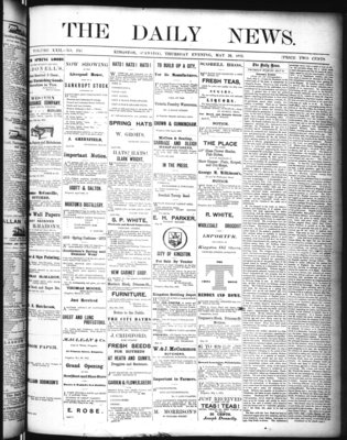 Kingston News (1868), 29 May 1873