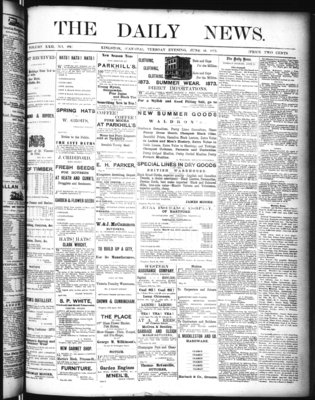 Kingston News (1868), 10 Jun 1873