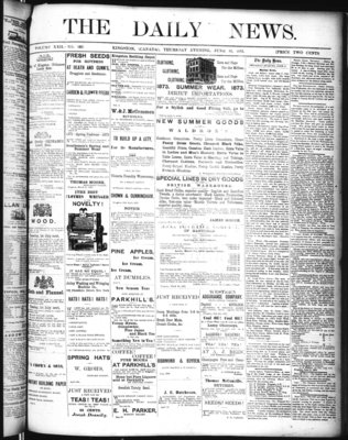 Kingston News (1868), 19 Jun 1873