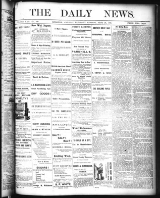 Kingston News (1868), 28 Jun 1873