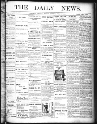 Kingston News (1868), 30 Jun 1873