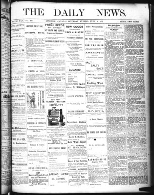 Kingston News (1868), 5 Jul 1873