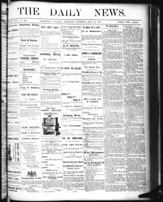 Kingston News (1868), 12 Jul 1873