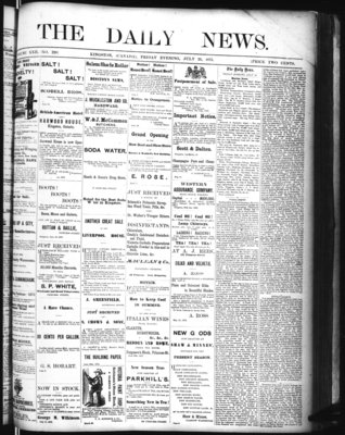 Kingston News (1868), 25 Jul 1873