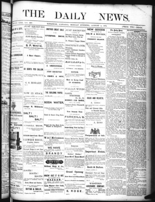 Kingston News (1868), 4 Aug 1873