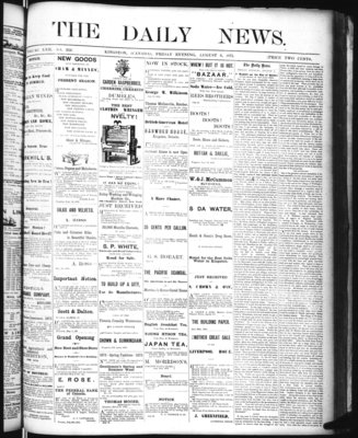 Kingston News (1868), 8 Aug 1873