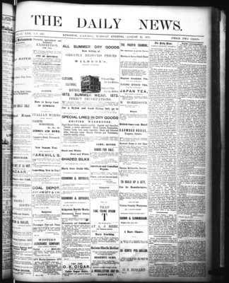 Kingston News (1868), 19 Aug 1873