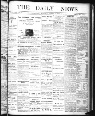 Kingston News (1868), 3 Sep 1873