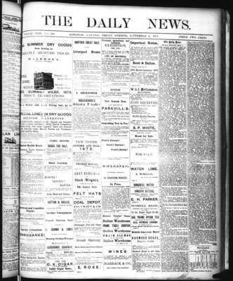 Kingston News (1868), 5 Sep 1873