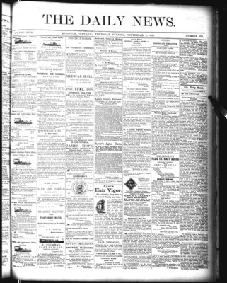 Kingston News (1868), 2 Sep 1869