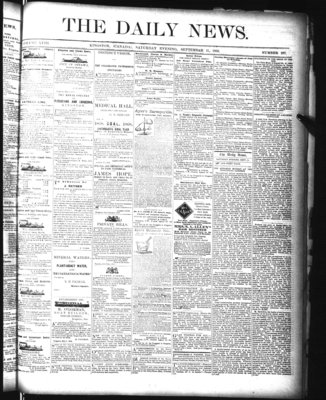 Kingston News (1868), 11 Sep 1869