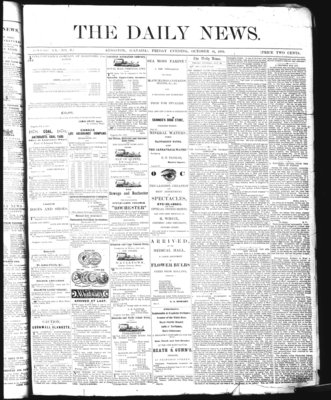 Kingston News (1868), 14 Oct 1870