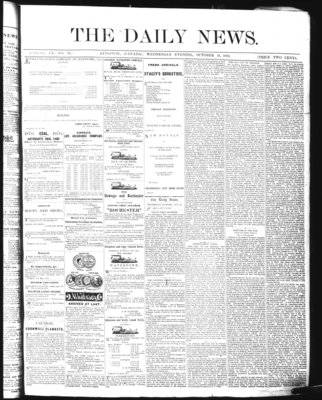 Kingston News (1868), 19 Oct 1870