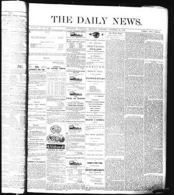 Kingston News (1868), 24 Oct 1870