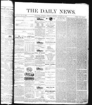 Kingston News (1868), 25 Oct 1870