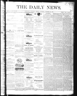 Kingston News (1868), 28 Oct 1870