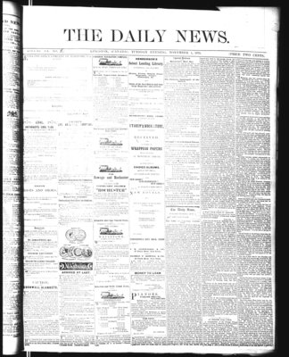 Kingston News (1868), 1 Nov 1870