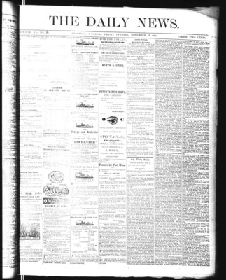 Kingston News (1868), 11 Nov 1870