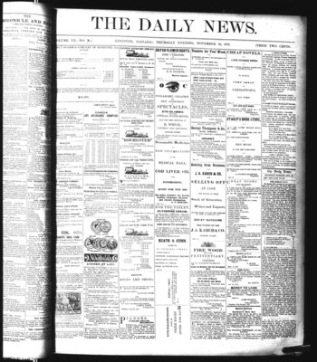 Kingston News (1868), 24 Nov 1870