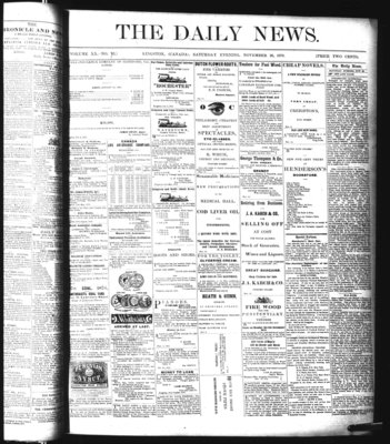 Kingston News (1868), 26 Nov 1870