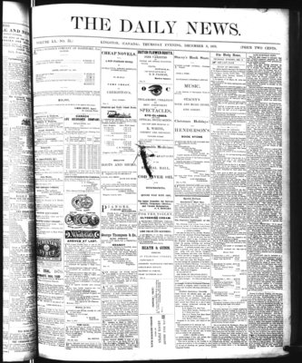 Kingston News (1868), 8 Dec 1870