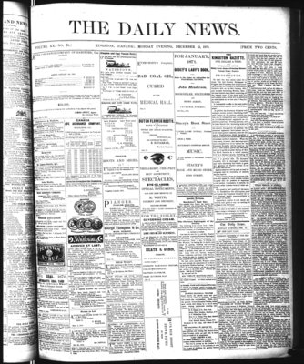 Kingston News (1868), 12 Dec 1870