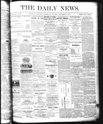 Kingston News (1868), 21 Dec 1870