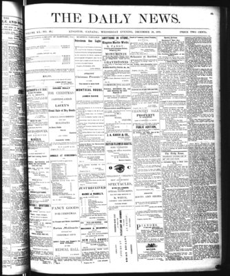 Kingston News (1868), 28 Dec 1870