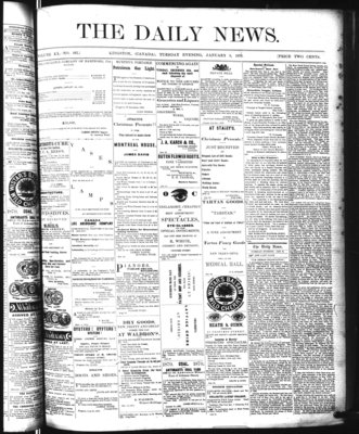 Kingston News (1868), 3 Jan 1871