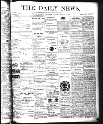 Kingston News (1868), 12 Jan 1871